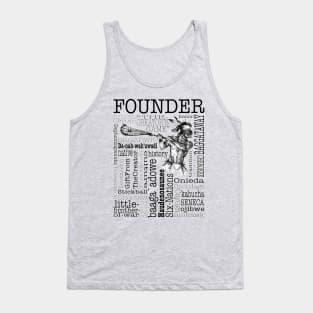 Founder (Wht Border) Tank Top